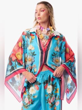 NWT Aratta Floral Garden Shirt